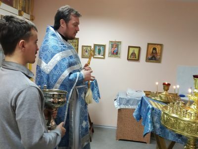 В Мокшанском детском доме-интернате для умственно отсталых детей совершена Божественная литургия