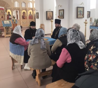 Приходское собрание в храме Казанской иконы Божией Матери села Блиновка