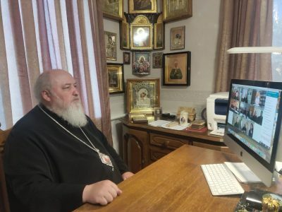 Священник Виктор Сторожев принял участие в видеосовещании с директорами и духовниками Первого казачьего университета и региональных институтов