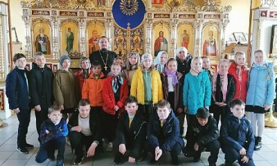 Учащиеся средней школы №60 посетили с экскурсией Никольский храм в микрорайоне Терновка