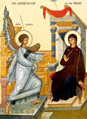 7 апреля – Благовещение Пресвятой Владычицы нашей Богородицы и Приснодевы Марии