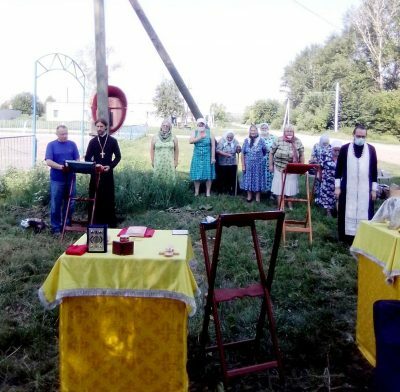 Миссионерская Божественная литургия под открытым небом состоялась в селе Чертково Бессоновского района