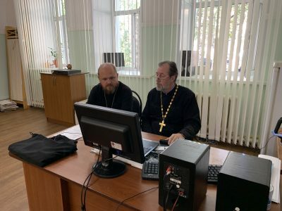 Представители епархиального социального отдела приняли участие в онлайн-встрече с епископом Орехово-Зуевским Пантелеимоном
