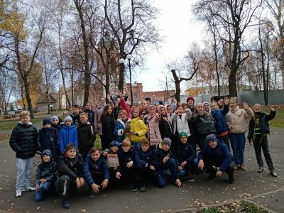 При содействии паломнического отдела учащиеся школы №66 посетили село Наровчат