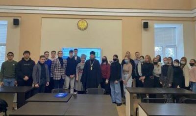 Священник Виктор Сторожев рассказал студентам ПГУ о роли Православия в русской культуре
