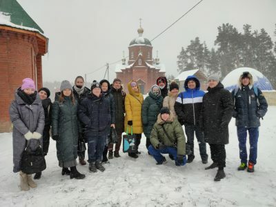 Участники приходских молодежных объединений совершили паломничество в Шиханский монастырь