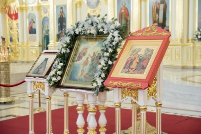 В канун Недели по Богоявлении митрополит Серафим совершил всенощное бдение в Спасском кафедральном соборе