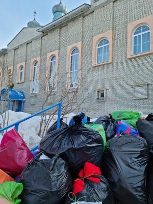 В Заречном продолжается сбор гуманитарной помощи для беженцев из Донбасса