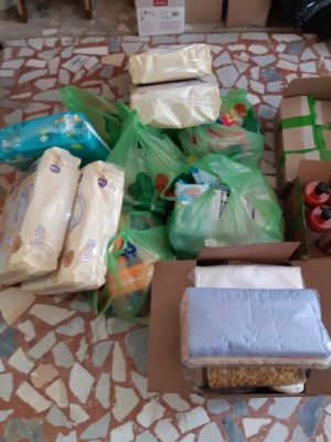 Прихожане Городищенского округа передали беженцам наборы гигиенических средств