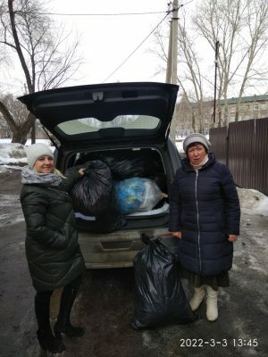 Очередная партия одежды отправлена беженцам из Донбасса