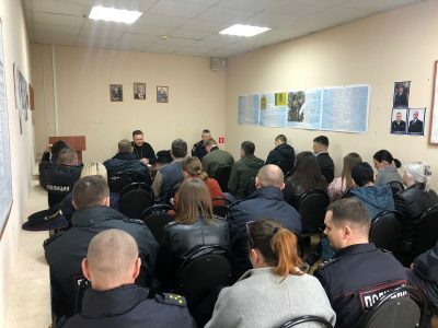 Священник Сергий Карасев встретился с сотрудниками отдела полиции №5 по городу Пензе