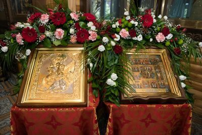 В день престольного праздника митрополит Серафим совершил литургию в храме великомученика Георгия Победоносца в р/ц Бессоновка