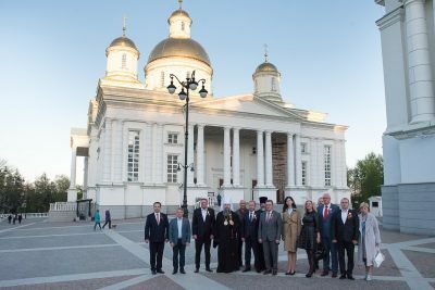 Делегация из Белоруссии посетила Спасский кафедральный собор