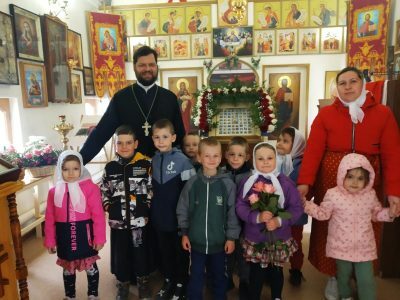 Священник Сергий Беляков встретился с воспитанниками детского сада