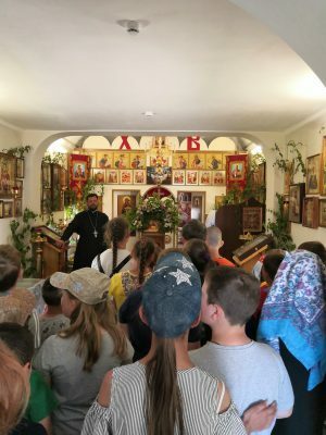Открытый урок для детей прошел в Михайло-Архангельской церкви села Вирга