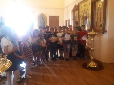 Нижнеломовский Казанско-Богородицкий мужской монастырь посетили дети из пришкольного летнего лагеря