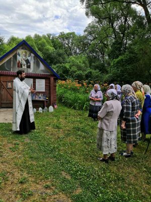 На святом источнике в селе Вирга состоялся водосвятный молебен