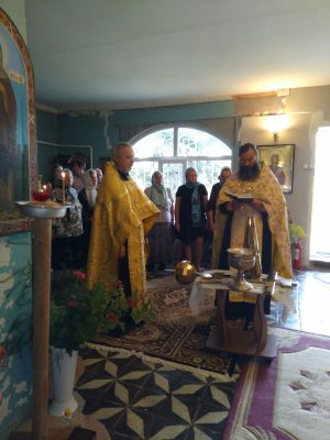 Освящен крест для колокольни Рождественского храма с. Потьма Мокшанского района