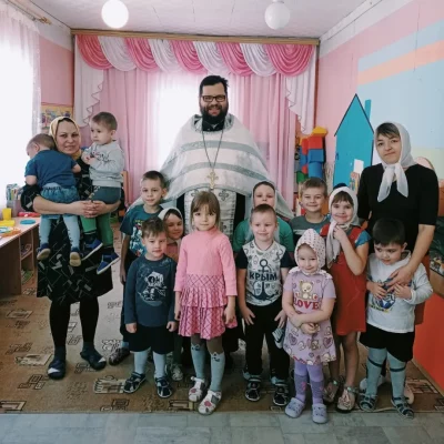 Священнослужитель посетил воспитанников детского сада