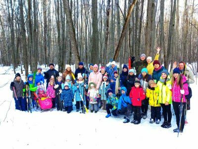 Воспитанники зареченской воскресной школы «Пеликан» совершили поход на лыжах