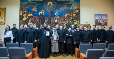 Студентам Николо-Угрешской духовной семинарии показали фильм о священномученике Иоанне Рижском