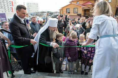 В Арбековской заставе открылось новое помещение православного клуба раннего развития «Колокольчик»
