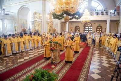 Митрополит Серафим сослужил митрополиту Саранскому и Мордовскому Зиновию в день его 75-летия