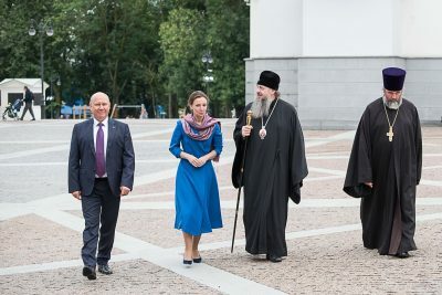 Зампред Государственной Думы РФ Анна Кузнецова посетила комплекс Спасского собора Пензы