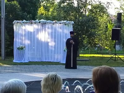 Иерей Сергий Беляков посетил праздник «День Семьи, Любви и Верности» в Нижнем Ломове