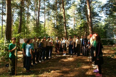 На Семиключье завершился лагерь, посвященный 10-летию служения разведчиков НОРД «Русь» на Пензенской земле