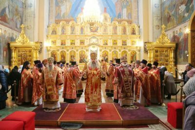 Митрополит Серафим возглавил торжества по случаю тезоименитства епископа Кузнецкого и Никольского Назария 