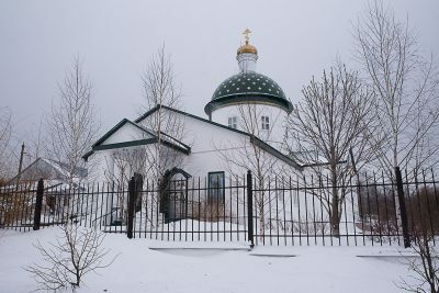 В день памяти великомученицы Варвары митрополит Серафим совершил литургию в Сергиевской церкви Каменки