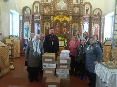 Прихожане храмов Мокшанского и Городищенского районов отправили гуманитарную помощь в зону СВО