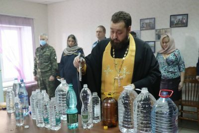Протоиерей Антоний Шварев совершил Великое освящение воды в УФСИН