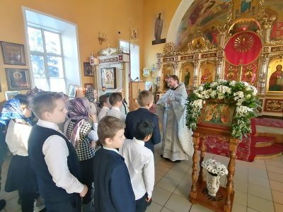 Священник Сергий Карасёв встретился с учениками школы №60 г. Пензы