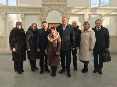 Делегация из Белоруссии посетила Спасский кафедральный собор