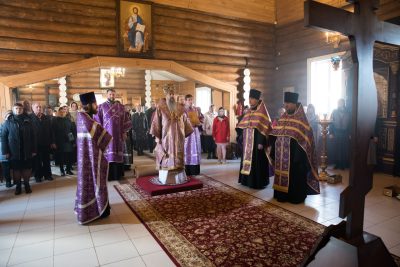 Митрополит Серафим совершил чин пассии в храме Димитрия Донского г. Пензы