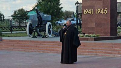 Священник Александр Рысин принял участие в мероприятии, посвященном автопробегу «Доро́гой отцов»