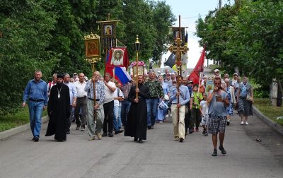В Нижнем Ломове прошел традиционный крестный ход с Казанской-Нижнеломовской иконой Божией Матери