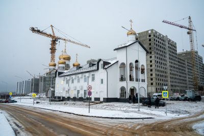 В день престольного праздника митрополит Серафим совершил литургию в храме в честь святителя Феодора Ростовского