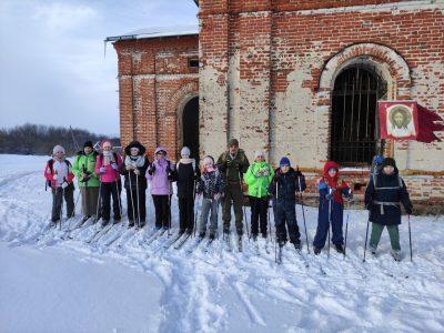 Состоялся паломнический лыжный поход в с. Стяжкино