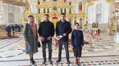 Министр по охране памятников истории и культуры посетил Спасский кафедральный собор