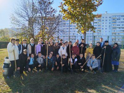 Воспитанники воскресной школы «Северяне» приняли участие во Всероссийской акции «Сохраним лес»