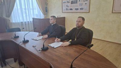 Представители Пензенской духовной семинарии приняли участие в беседе с митрополитом Каирским Константином 