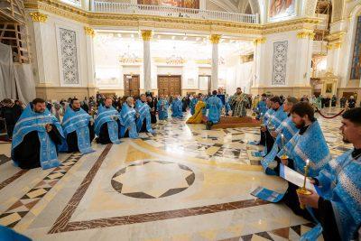 Митрополит Серафим и епископ Сергий совершили вечерню с акафистом Казанской-Пензенской иконе Божией Матери