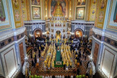 Митрополит Серафим принял участие в торжествах, посвященных 17-ой годовщине интронизации Святейшего Патриарха Кирилла