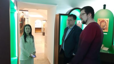 Музей Пензенской епархии посетил министр культуры Сергей Бычков