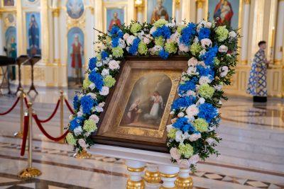 В канун Благовещения митрополит Серафим совершил всенощное бдение в Спасском кафедральном соборе