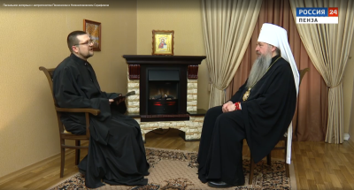 Пасхальное интервью митрополита Пензенского и Нижнеломовского Серафима телеканалу «Россия 24. Пенза»