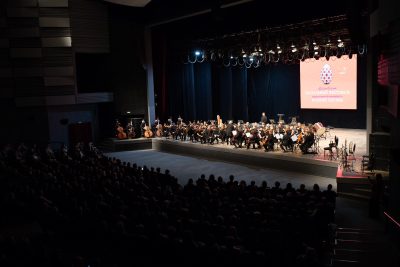 ⁣Митрополит Серафим посетил концерт в рамках XXV Московского Пасхального фестиваля